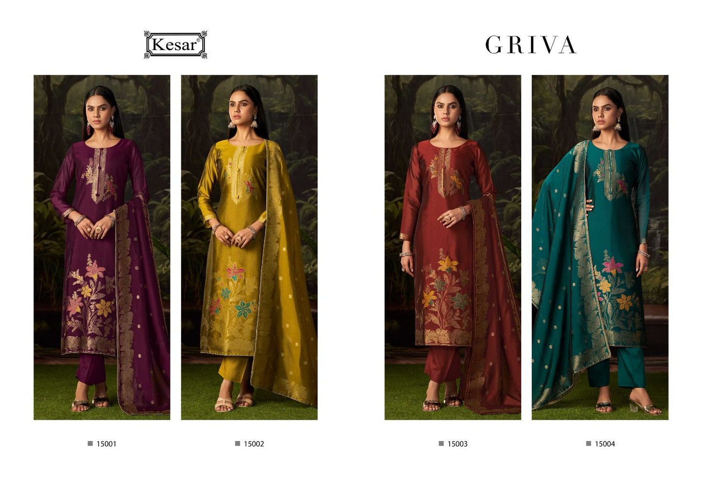 Griva Kesar Silk Pant Style Suits Exporter