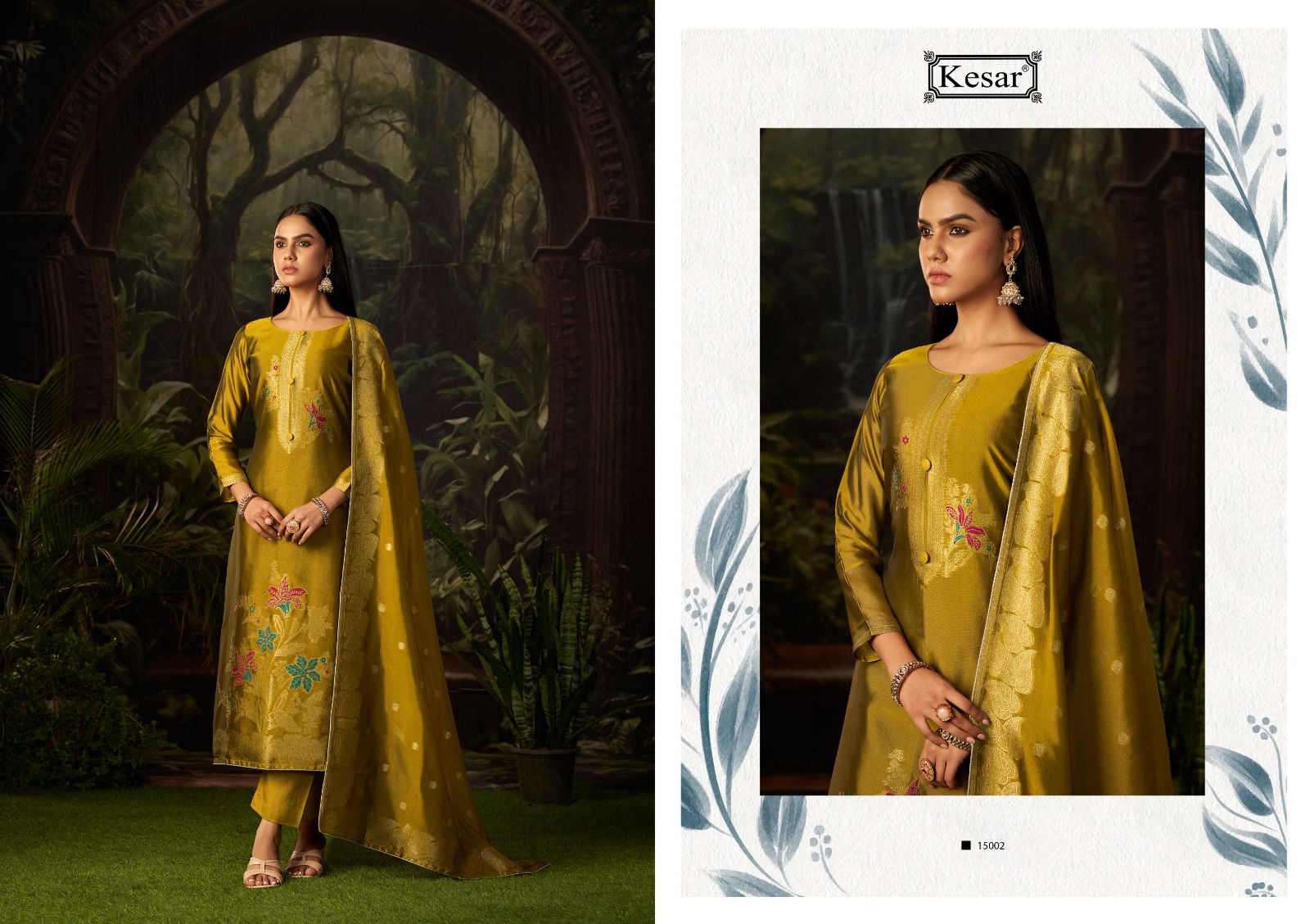 Griva Kesar Silk Pant Style Suits Exporter