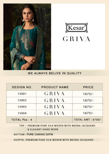 Griva Kesar Silk Pant Style Suits Exporter