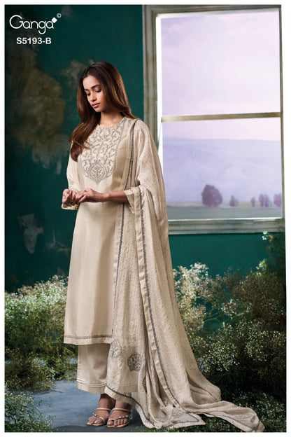 Grivya S5193 Ganga Habutai Silk Pant Style Suits Wholesale Price