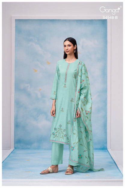Grixa S4948 Ganga Cotton Pant Style Suits Supplier