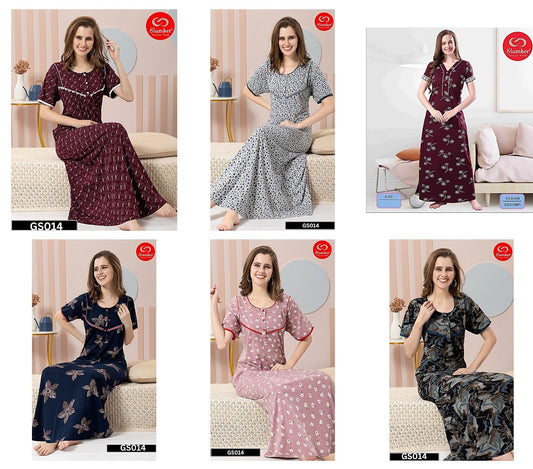 Gs014 Slumber Hosiery Night Gowns Wholesaler
