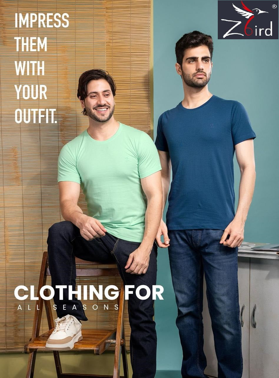Gsm 180 Cat 5805 Z Bird Cotton Mens Tshirts Exporter Gujarat