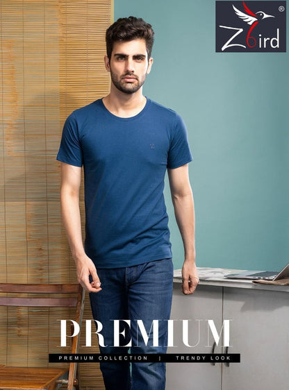 Gsm 180 Cat 5805 Z Bird Cotton Mens Tshirts Exporter Gujarat