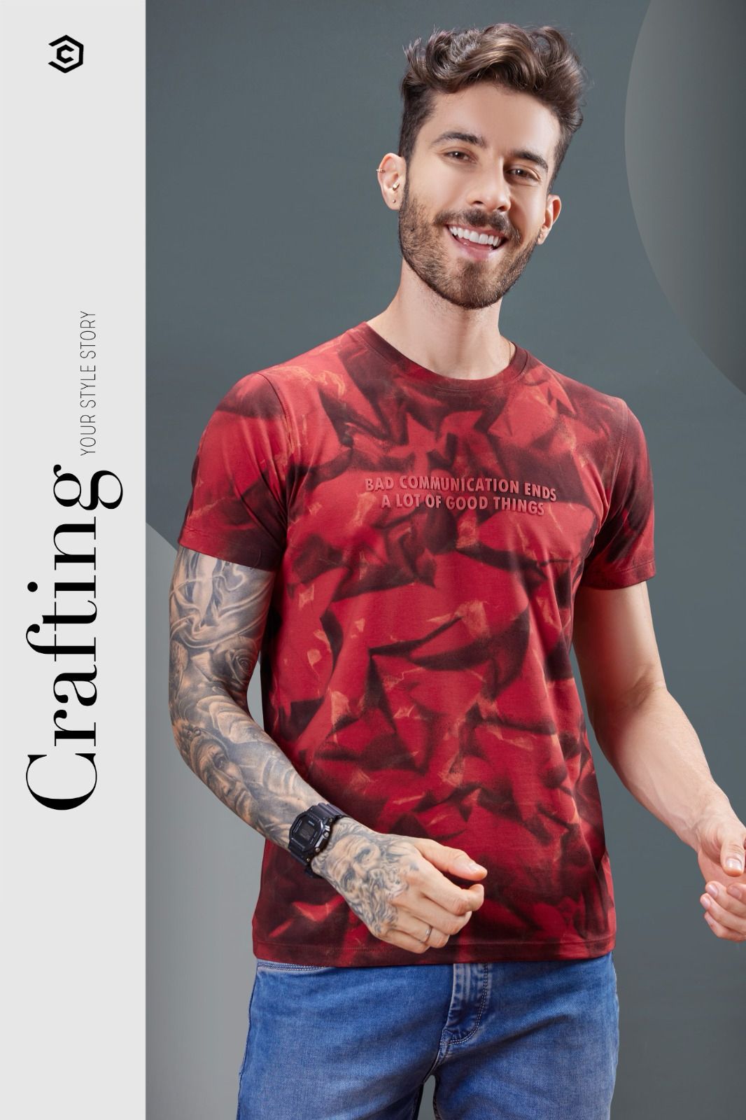 Gsm 195 Style No 1729-1734 Checkers Premium Cotton Mens Tshirts Supplier Ahmedabad
