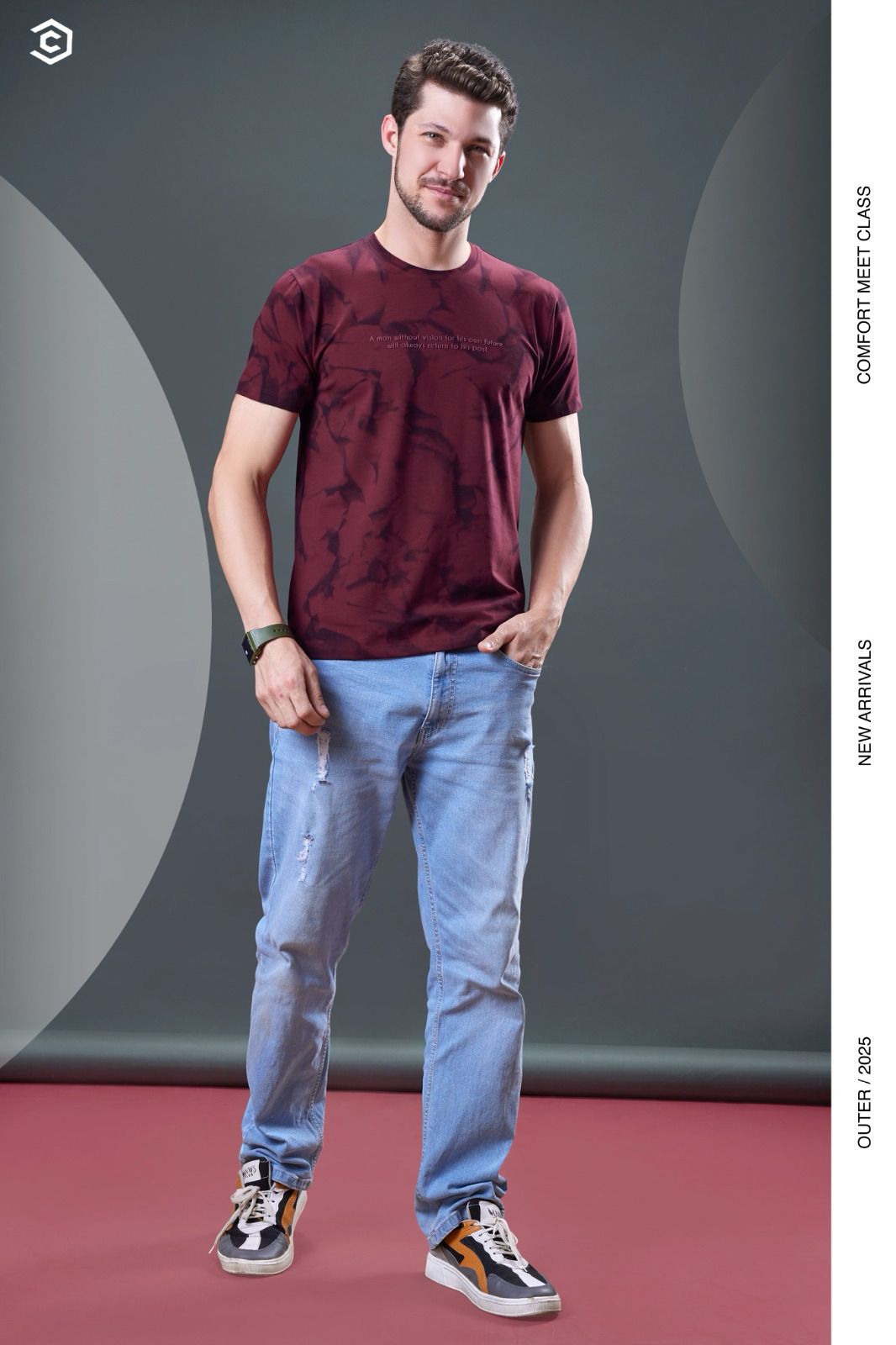 Gsm 195 Style No 1729-1734 Checkers Premium Cotton Mens Tshirts Supplier Ahmedabad