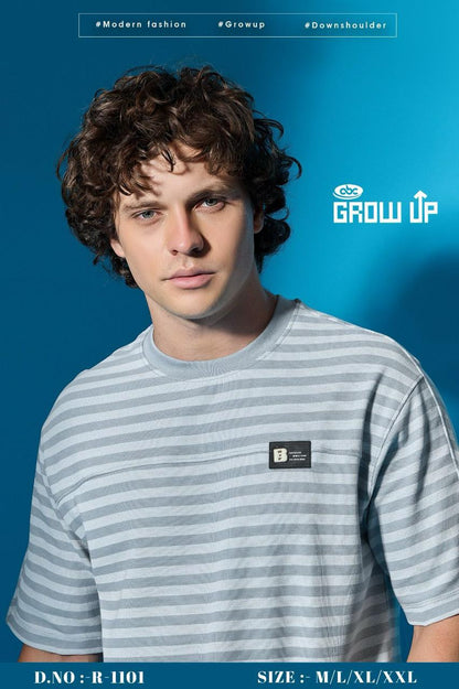 Gsm 210-220 Vol 1101 Growup Interlock Mens Tshirts Supplier Ahmedabad