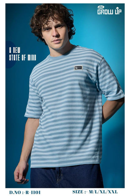 Gsm 210-220 Vol 1101 Growup Interlock Mens Tshirts Supplier Ahmedabad