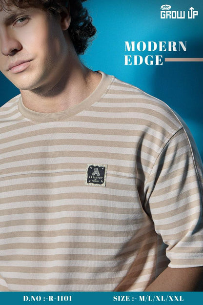 Gsm 210-220 Vol 1101 Growup Interlock Mens Tshirts Supplier Ahmedabad