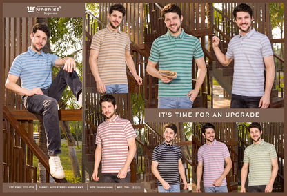 Gsm 210 Style No 1713-1720 Urbanrise Knit Mens Tshirts Wholesaler India