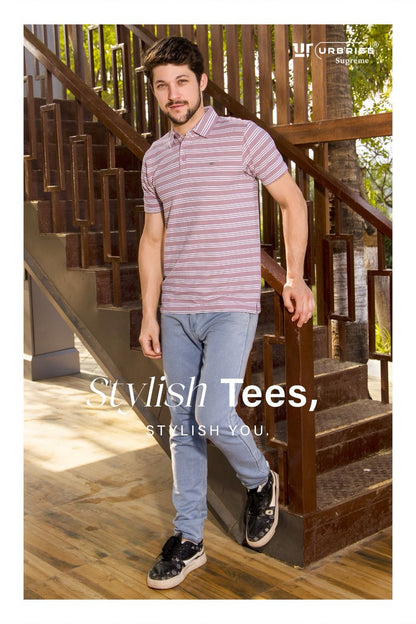 Gsm 210 Style No 1713-1720 Urbanrise Knit Mens Tshirts Wholesaler India