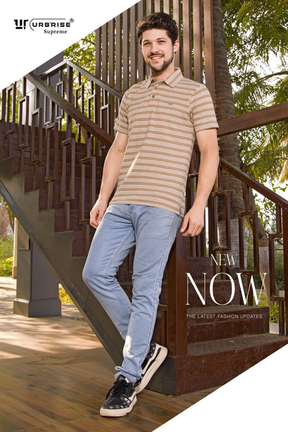 Gsm 210 Style No 1713-1720 Urbanrise Knit Mens Tshirts Wholesaler India