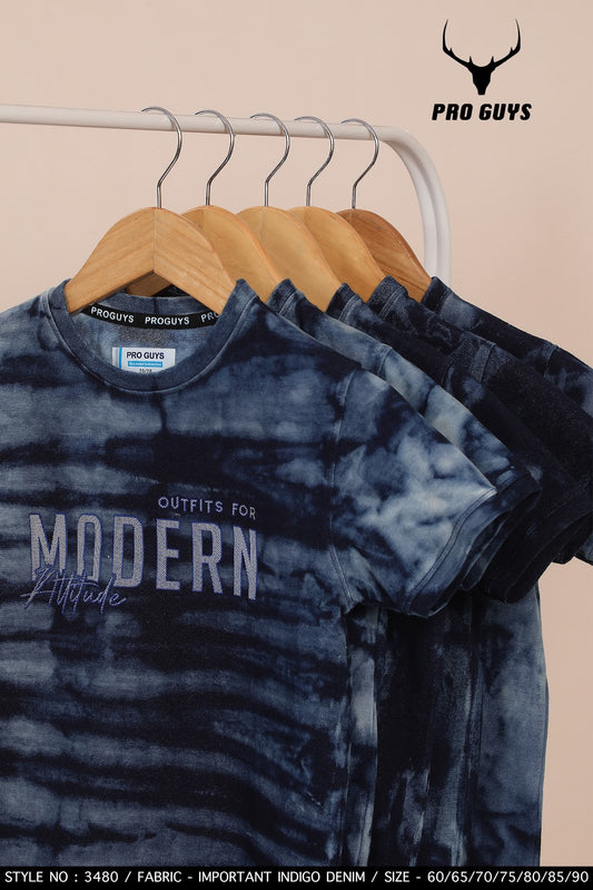 Gsm 210 Style No 3480 Round Neck Pro Guys Denim Boys Tshirt Exporter Ahmedabad