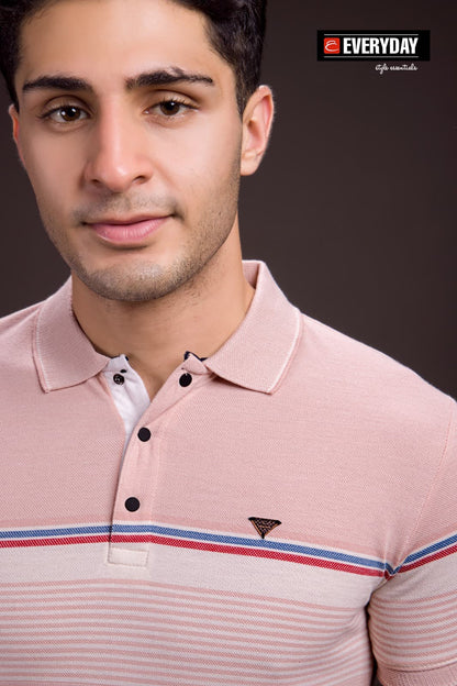Gsm 215-220 Vol 831 Everyday Auto Stripes Mens Tshirts Exporter
