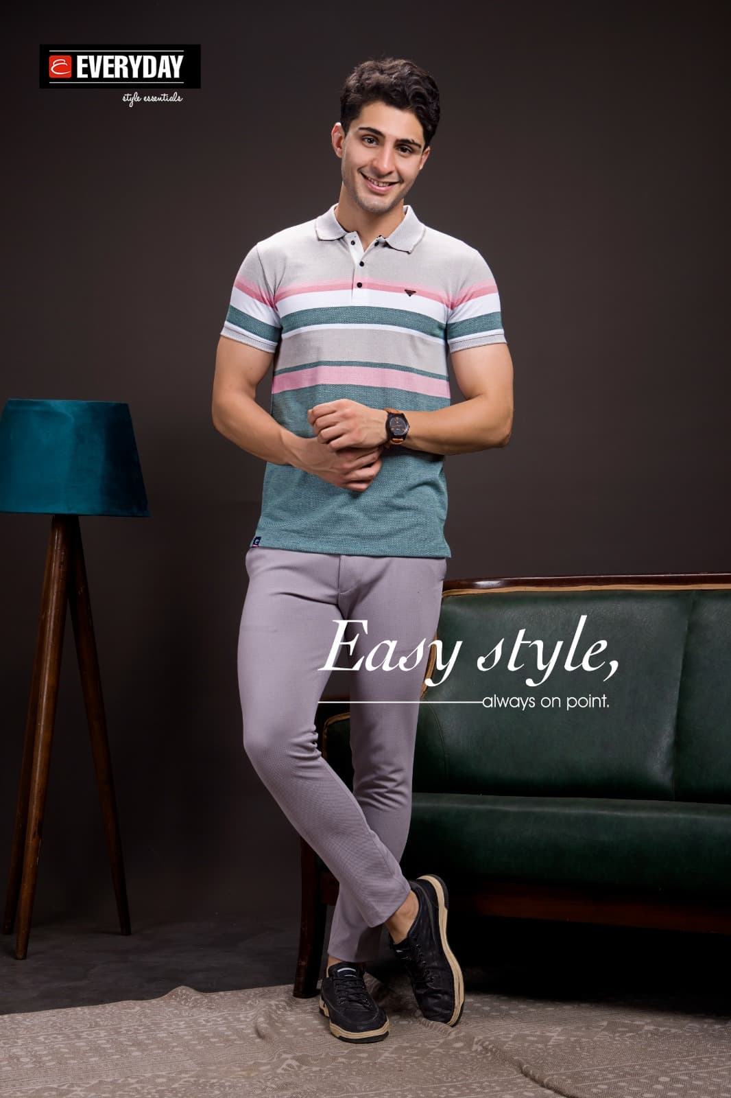 Gsm 215-220 Vol 831 Everyday Auto Stripes Mens Tshirts Exporter