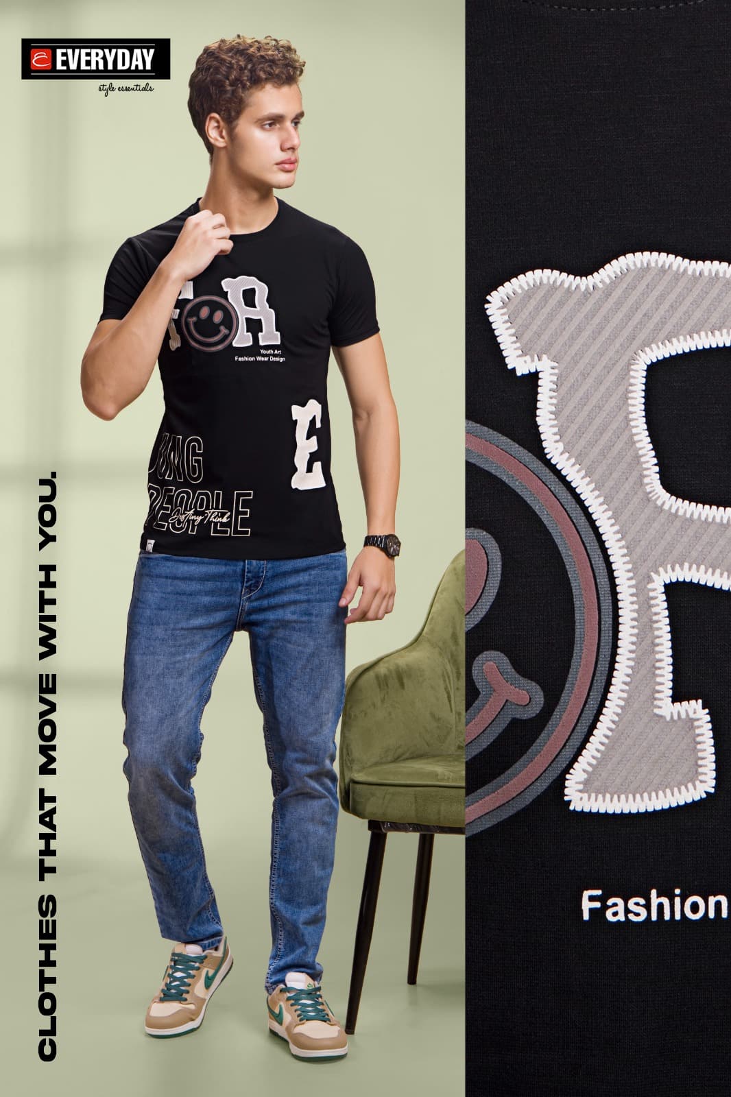 Gsm 220-225 Vol 850 Everyday Tencil Lycra Mens Tshirts Wholesaler India