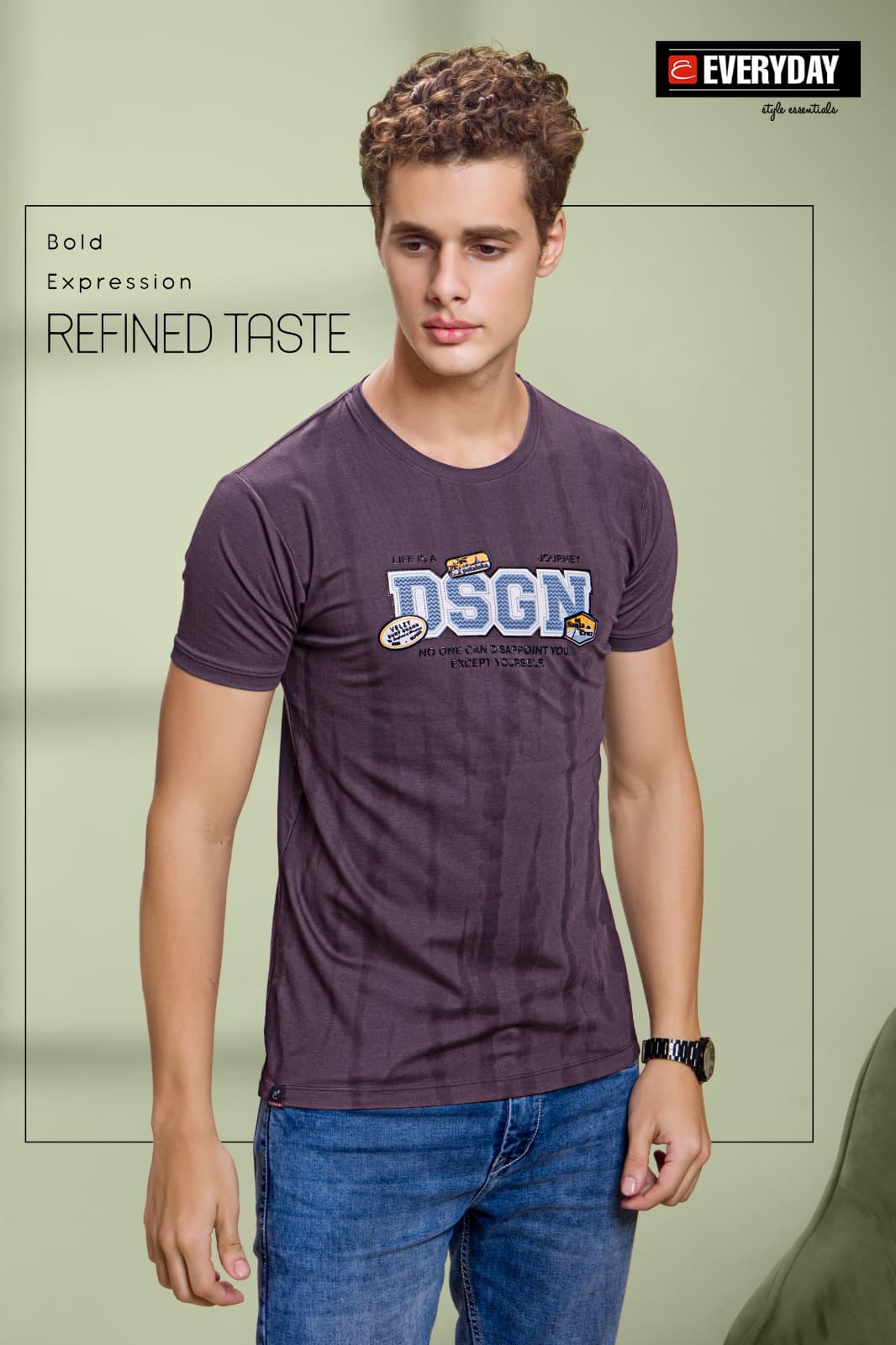 Gsm 220-225 Vol 850 Everyday Tencil Lycra Mens Tshirts Wholesaler India