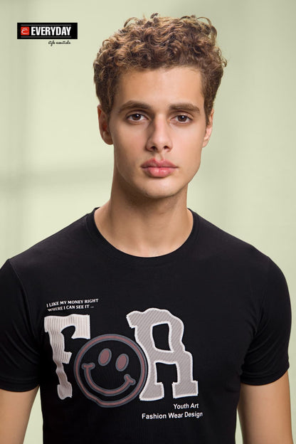 Gsm 220-225 Vol 850 Everyday Tencil Lycra Mens Tshirts Wholesaler India