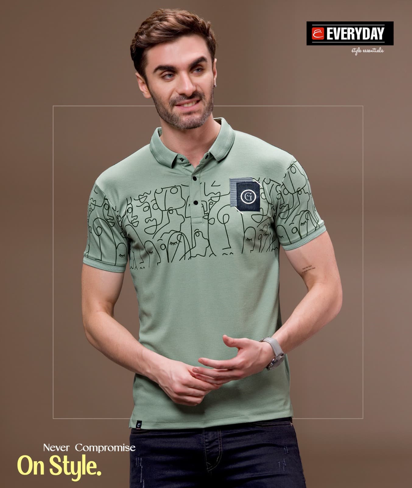 Gsm 220-225 Vol 856 Everyday Tencil Lycra Mens Tshirts Supplier Ahmedabad