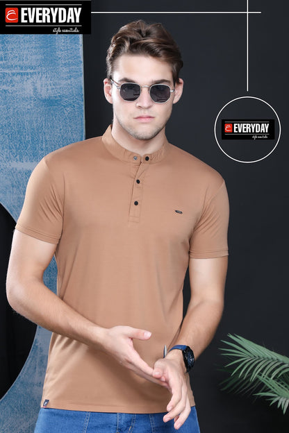 Gsm 220-225 Vol 869 Everyday Tencil Lycra Mens Tshirts Wholesale Price