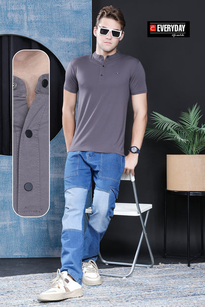 Gsm 220-225 Vol 869 Everyday Tencil Lycra Mens Tshirts Wholesale Price