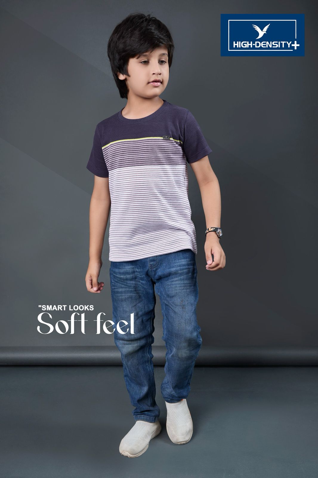 Gsm 220-230 Vno 3930 -3935 High Density Knit Boys Tshirt Manufacturer Gujarat