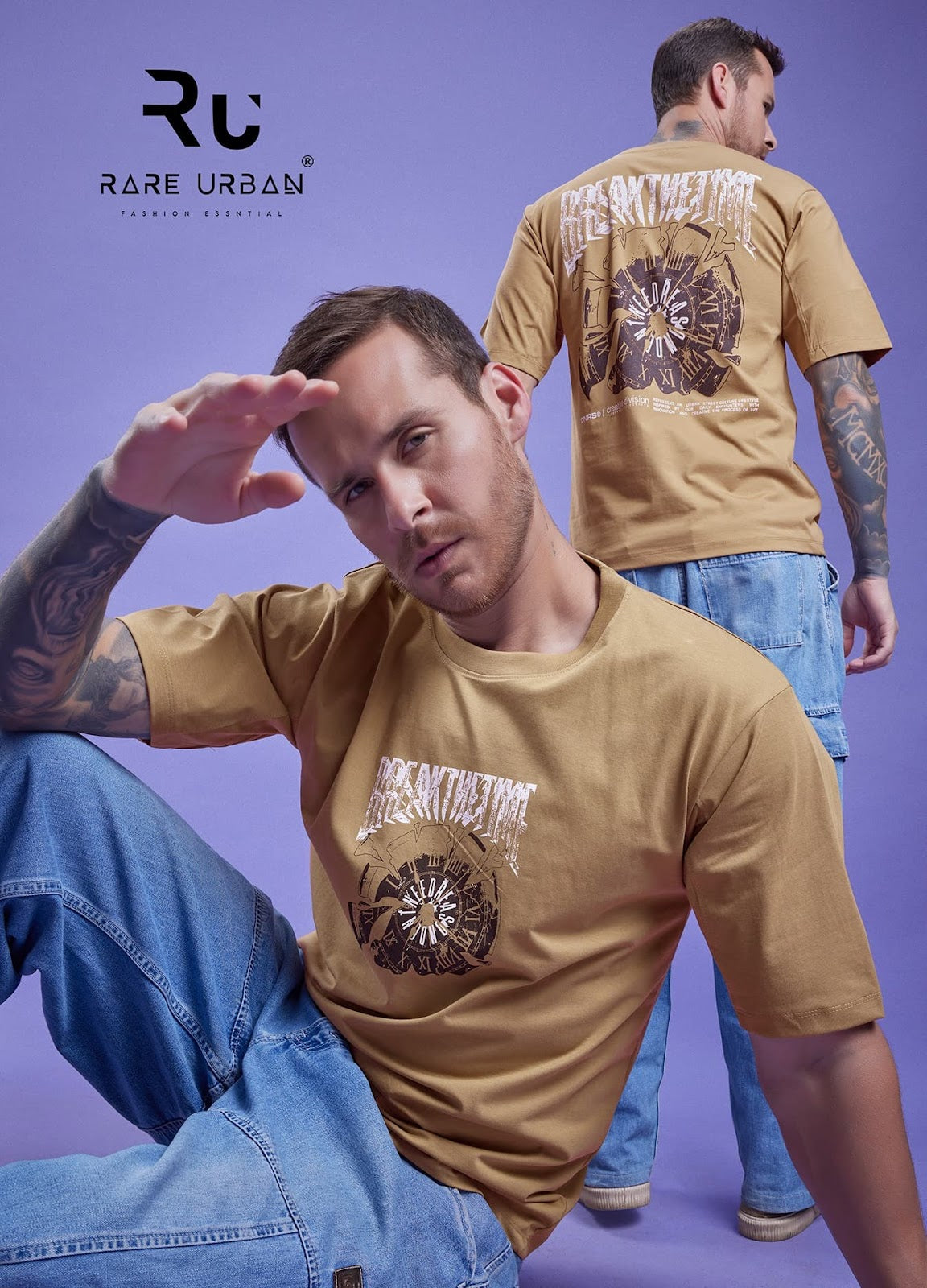 Gsm 220 - 230 Vol 5903 Rare Urban Knit Mens Tshirts Exporter Gujarat