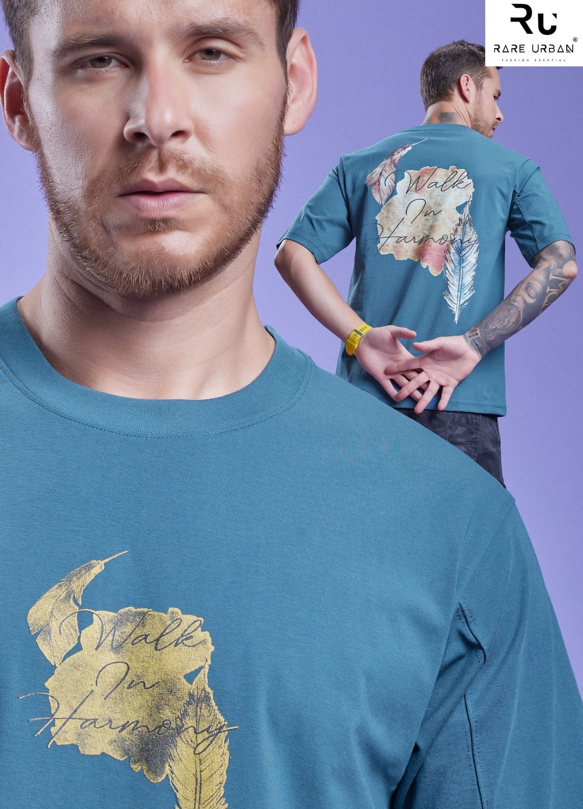 Gsm 220 - 230 Vol 5903 Rare Urban Knit Mens Tshirts Exporter Gujarat