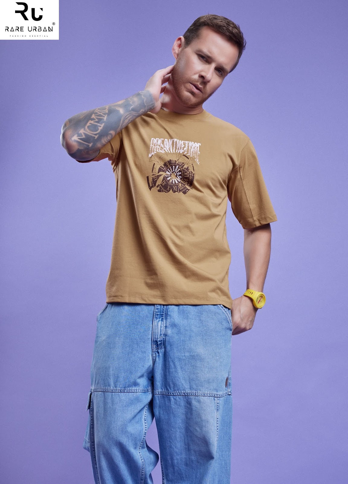 Gsm 220 - 230 Vol 5903 Rare Urban Knit Mens Tshirts Exporter Gujarat