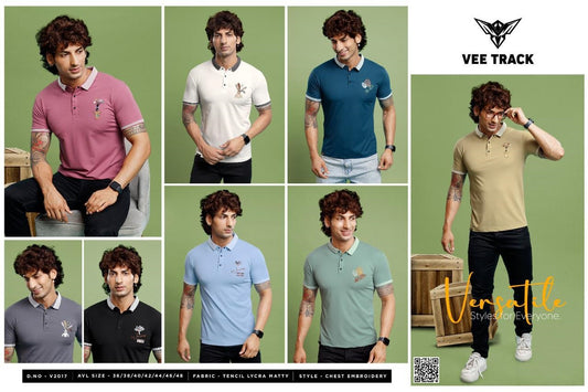 Gsm 220 Vol 2017 Vee Track Tencil Lycra Mens Tshirts Manufacturer Ahmedabad