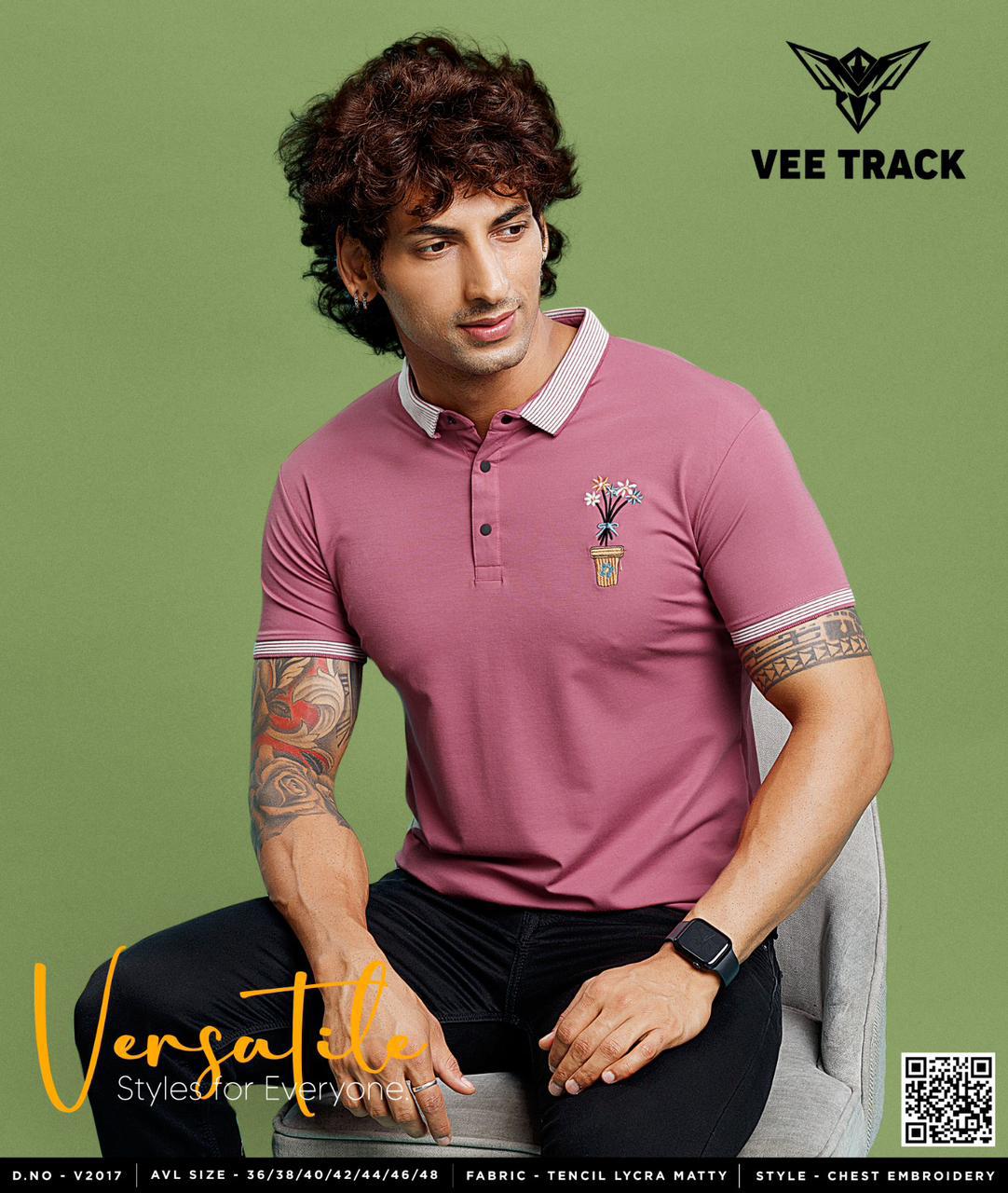 Gsm 220 Vol 2017 Vee Track Tencil Lycra Mens Tshirts Manufacturer Ahmedabad