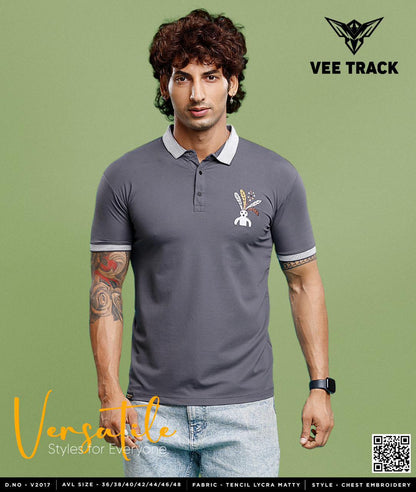 Gsm 220 Vol 2017 Vee Track Tencil Lycra Mens Tshirts Manufacturer Ahmedabad