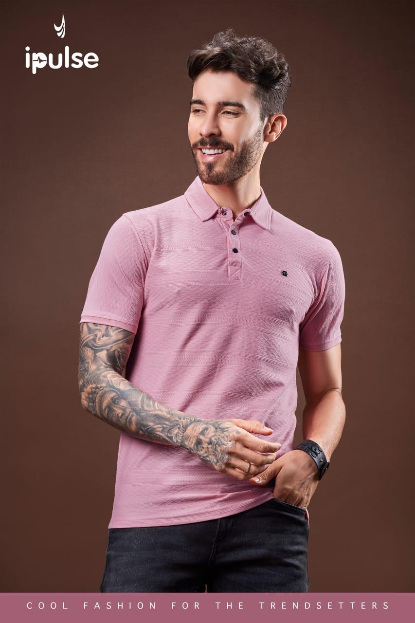 Gsm 220 Vol 246 I Pulse Jacquard Mens Tshirts Supplier Ahmedabad