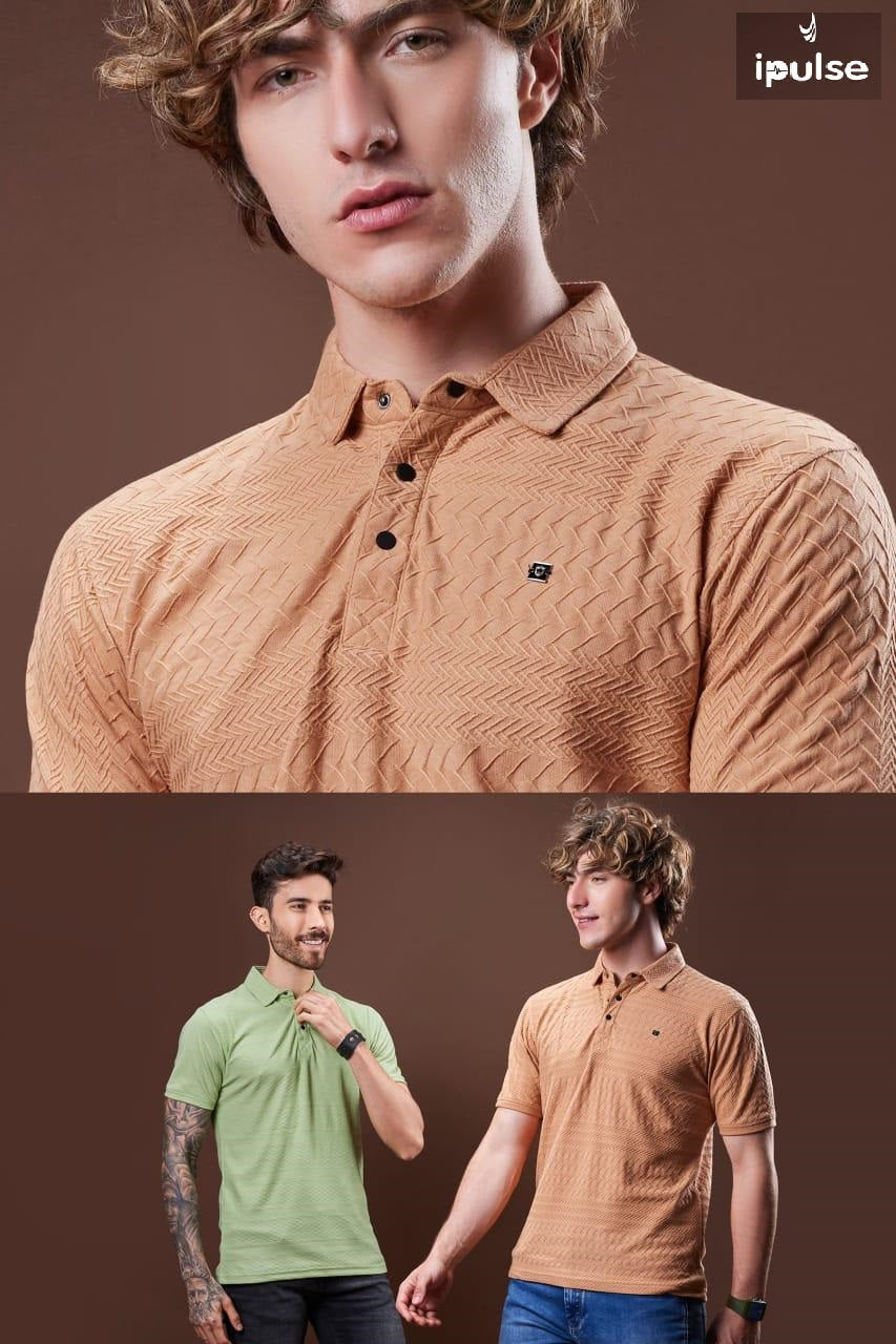 Gsm 220 Vol 246 I Pulse Jacquard Mens Tshirts Supplier Ahmedabad