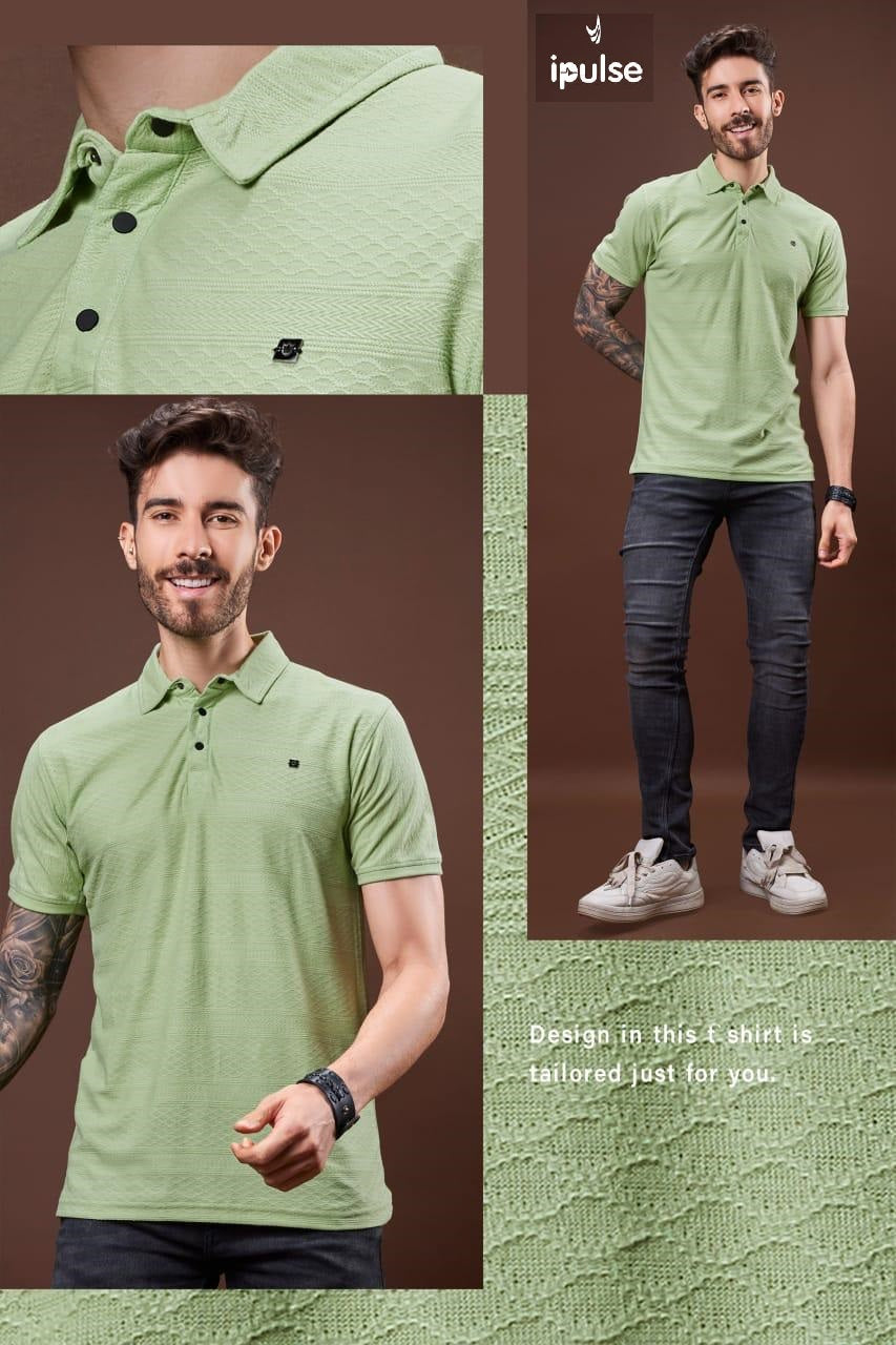 Gsm 220 Vol 246 I Pulse Jacquard Mens Tshirts Supplier Ahmedabad