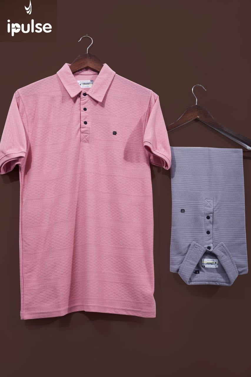 Gsm 220 Vol 246 I Pulse Jacquard Mens Tshirts Supplier Ahmedabad