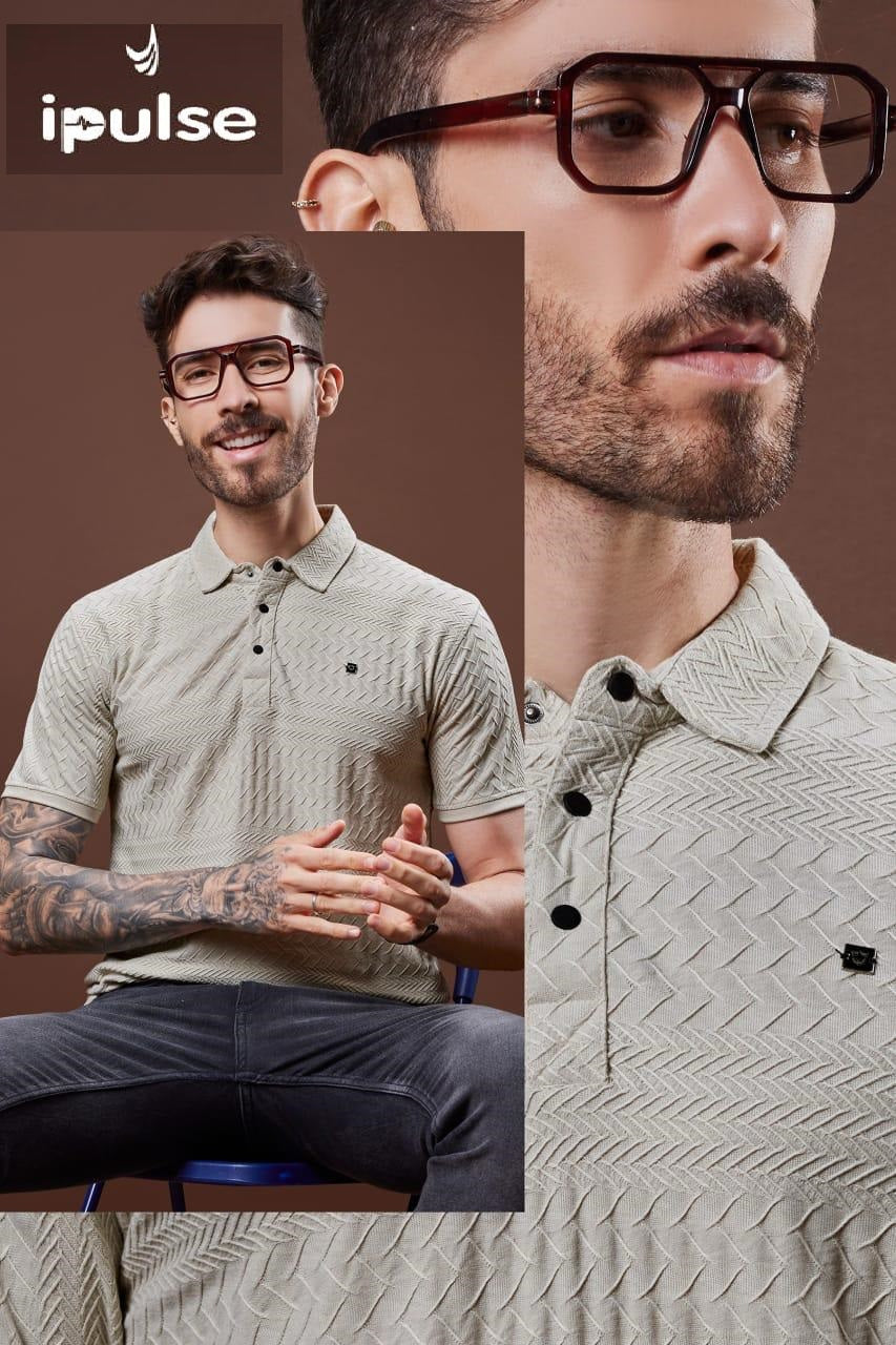Gsm 220 Vol 246 I Pulse Jacquard Mens Tshirts Supplier Ahmedabad