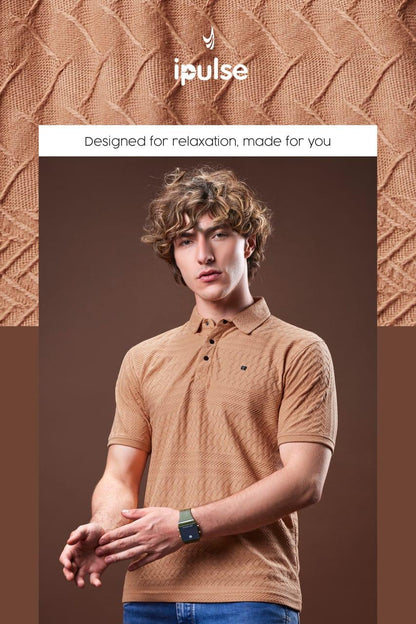 Gsm 220 Vol 246 I Pulse Jacquard Mens Tshirts Supplier Ahmedabad