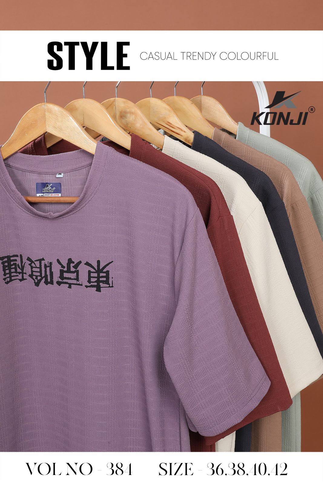 Gsm 220 Vol 381 Konji Mens Tshirts Wholesale Price