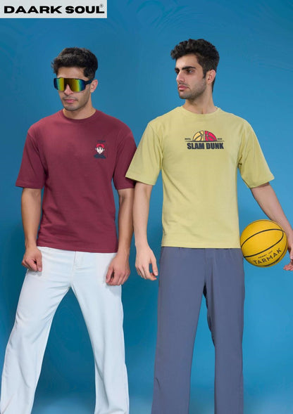 Gsm 220 Vol 57 Daark Soul Knit Mens Tshirts Wholesale Rate