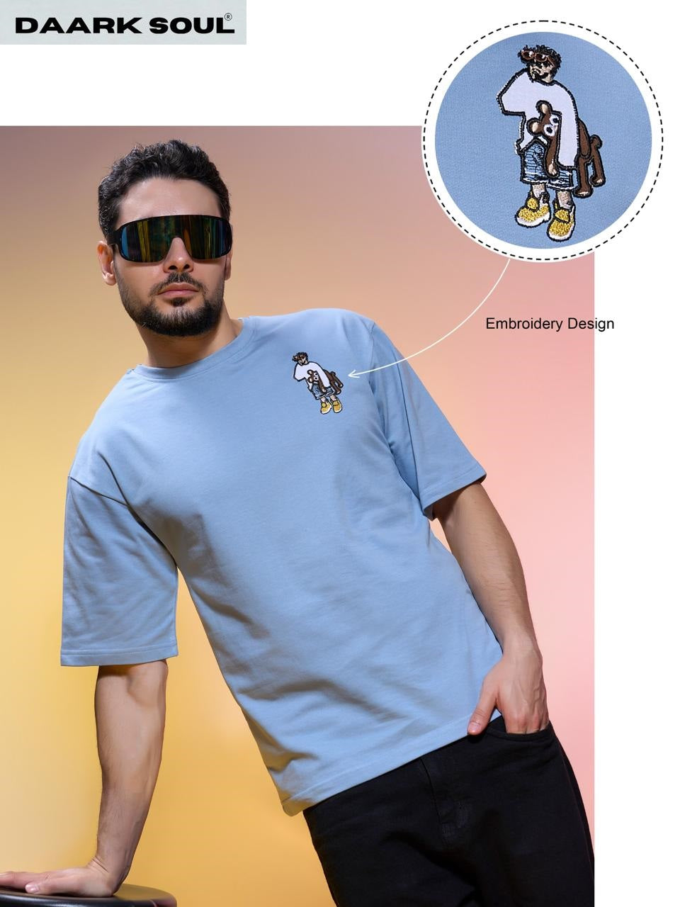 Gsm 220 Vol 59 Daark Soul Knit Mens Tshirts Wholesaler