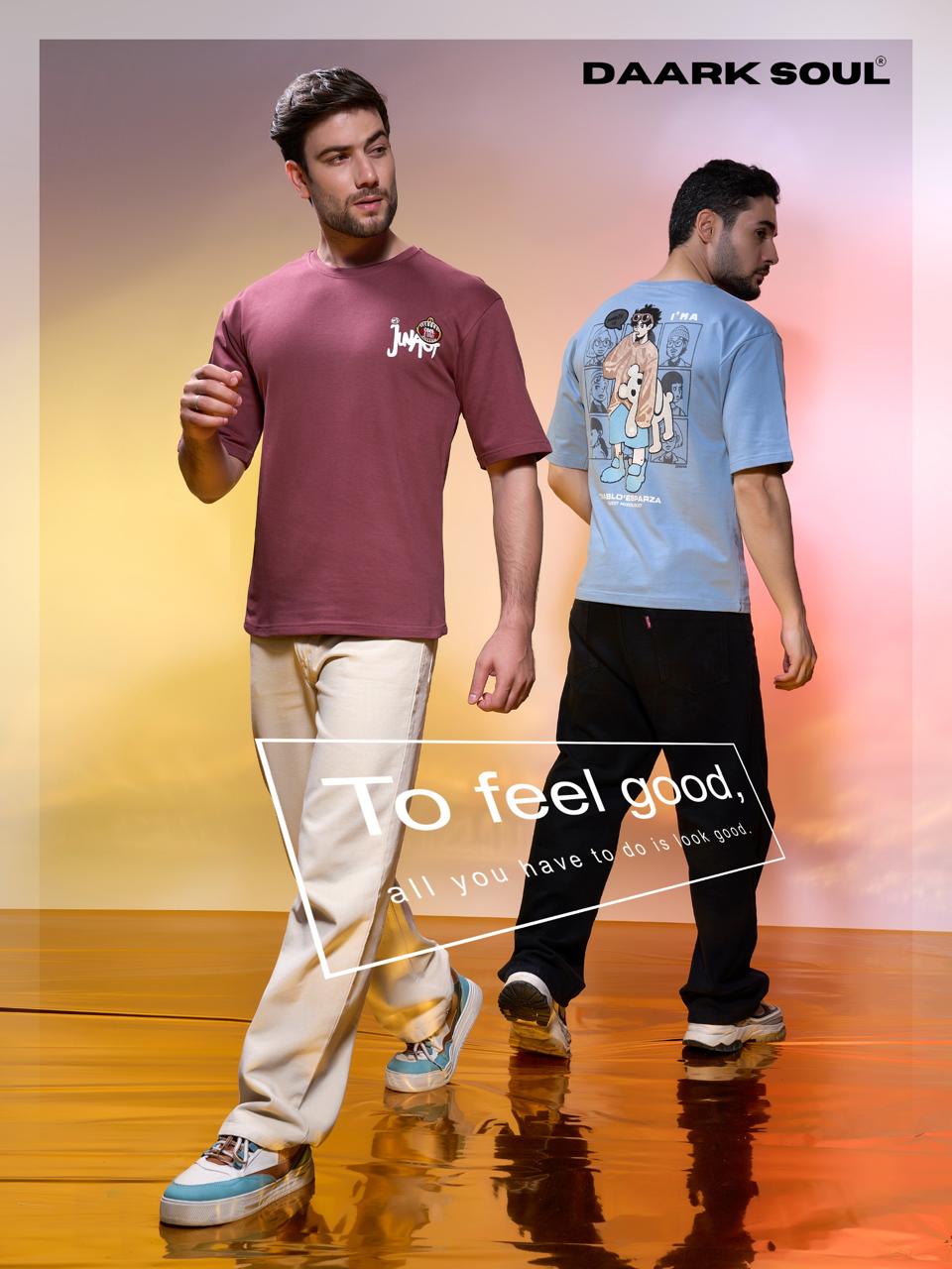 Gsm 220 Vol 59 Daark Soul Knit Mens Tshirts Wholesaler
