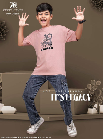 Gsm 220 Zck 314 Zero Coat Tencil Lycra Boys Tshirt Manufacturer Ahmedabad