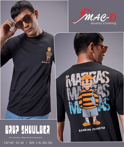 Gsm 221 Cat Ec-22  Mac D Tencel Mens Tshirts Supplier Gujarat