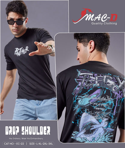 Gsm 221 Cat Ec-22  Mac D Tencel Mens Tshirts Supplier Gujarat
