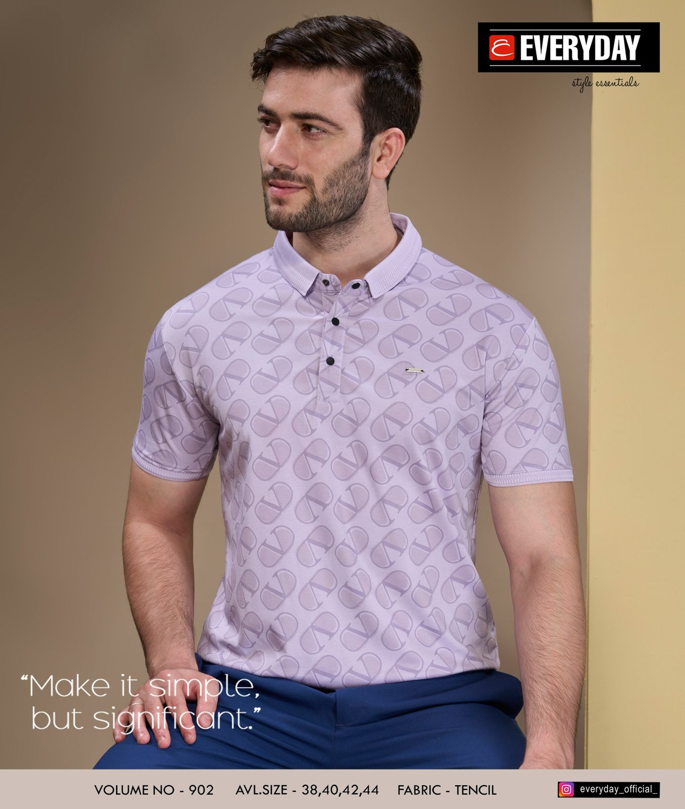 Gsm 225-230 Vol 902 Everyday Tencil Mens Tshirts Exporter India