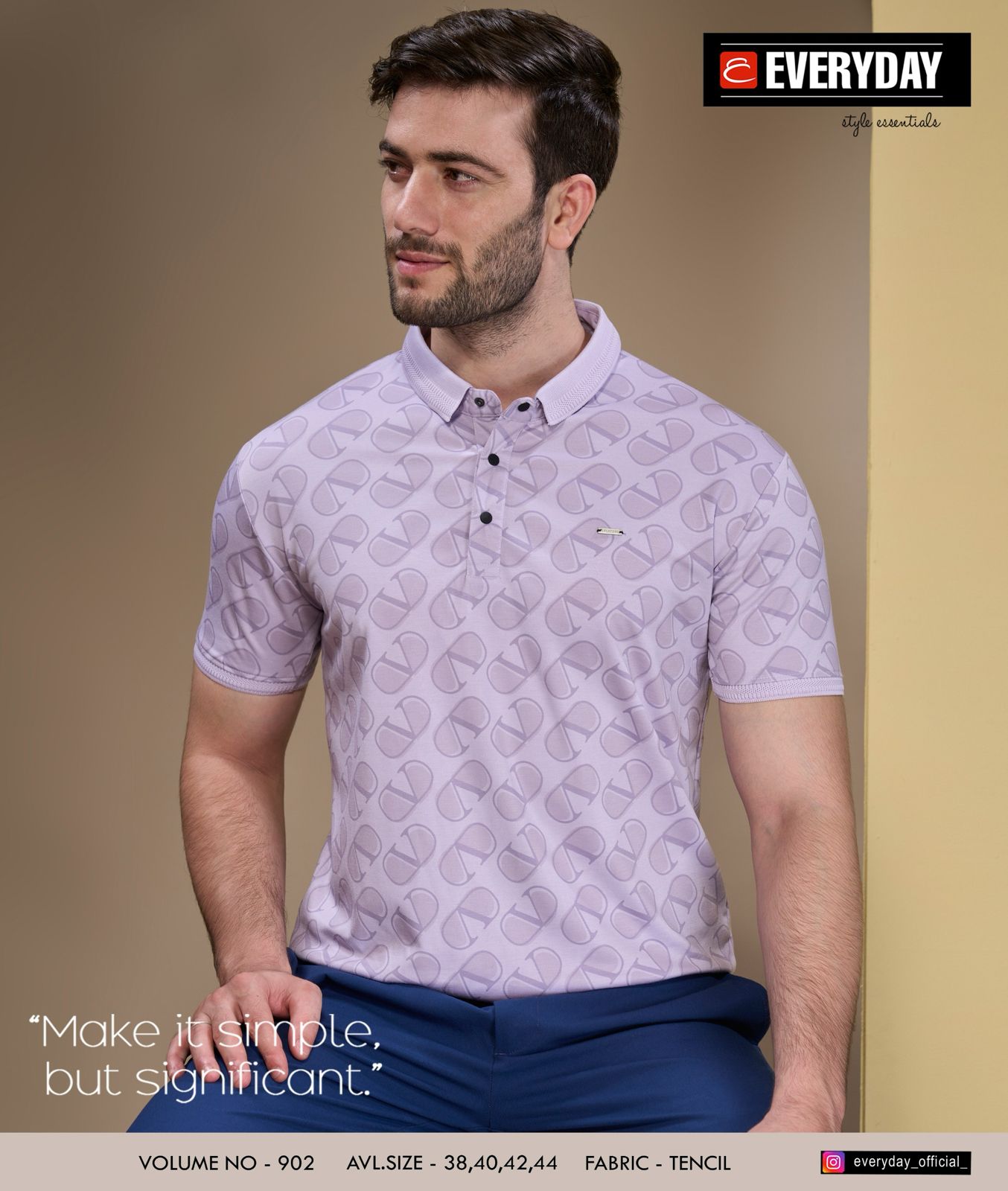 Gsm 225-230 Vol 902 Everyday Tencil Mens Tshirts Exporter India