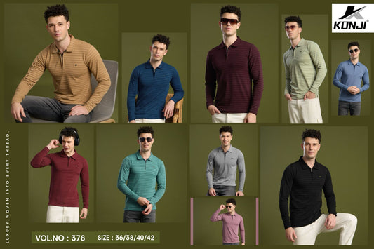 Gsm 230-240 Vol 378 Konji Mens Tshirts Wholesaler Ahmedabad