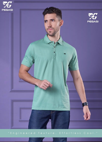 Gsm 230 Vol P251 Pegasi Interlock Mens Tshirts Supplier