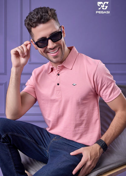 Gsm 230 Vol P251 Pegasi Interlock Mens Tshirts Supplier